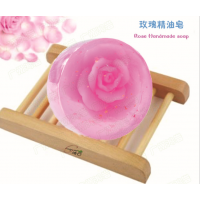 粉玫瑰精油手工皂 金箔天然香洁面去黄气补水手工皂